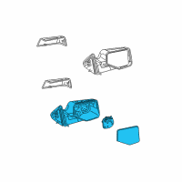 Genuine Ford Mirror Assembly diagram