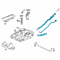 OEM Cadillac XT6 Filler Neck Diagram - 84712257