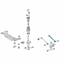 Genuine Toyota Rear Arm diagram