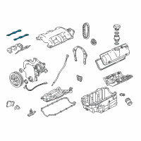 Genuine Toyota Fuel Injection Plenum Gasket diagram