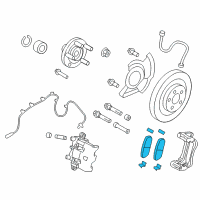 Genuine Ford Kit - Brake Lining diagram