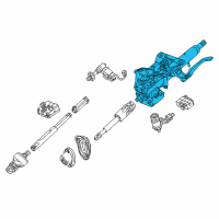 OEM 2017 Cadillac ATS Steering Column Diagram - 19418833