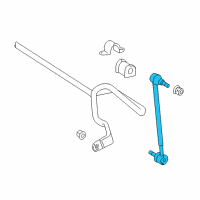 Genuine Toyota Stabilizer Link diagram