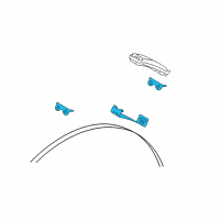 Genuine Ford Pressure Sensor Strap diagram
