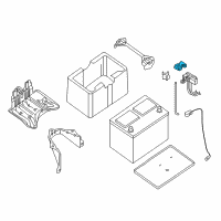 Genuine Ford Battery Terminal Protectors diagram