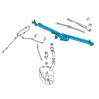 OEM 2019 Chevrolet Volt Wiper Transmission Diagram - 84073206