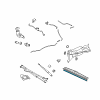 Genuine Toyota Camry Blade Assembly Refill diagram