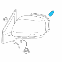 Genuine Ford Back Up Light Bulbs diagram