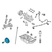 OEM 2016 Lincoln MKX Pulley Diagram - FT4Z-6312-B