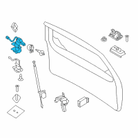 Genuine Ford Latch Assembly diagram