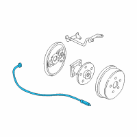 Genuine Ford Parking Brake Release Cable diagram