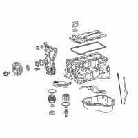Genuine Toyota Camry Gage Sub-Assembly, Oil L diagram
