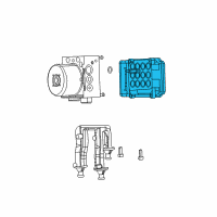 OEM 2019 Dodge Charger Module-Anti-Lock Brake System Diagram - 68399772AC