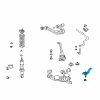 Genuine Toyota Front Upper Left Suspension Ball Joint Assembly diagram