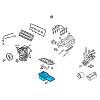 OEM Ram 3500 Pan-Engine Oil Diagram - 4893207AB