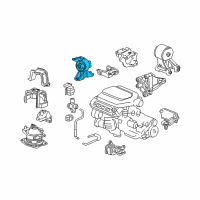 Genuine Mounting Rub Assy, Engine diagram