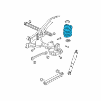 Genuine Chevrolet Rear Spring Assembly diagram