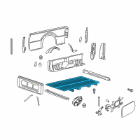 Genuine Ford Floor Pan diagram