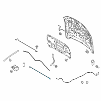 Genuine Ford Seal To Hood diagram