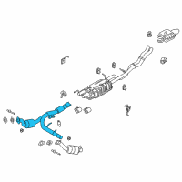 OEM Lincoln Navigator Catalytic Converter Diagram - JL7Z-5E212-N