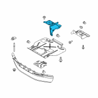 Genuine Ford Lower Shield diagram