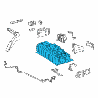 Genuine Toyota Camry Battery Assembly, Hv Sup diagram