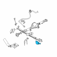 Genuine Ford Leaf Spring Shackle diagram