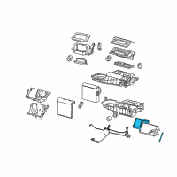 OEM Buick LaCrosse Heater Core Seal Kit Diagram - 89018287