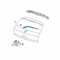 OEM 2007 Dodge Nitro WIPER Arm-Rear WIPER Diagram - 5140654AA