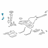 OEM Acura Sub Meter Assembly, Fuel Diagram - 17705-SJA-A01