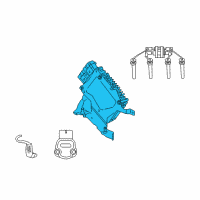 OEM Dodge Stratus Ignition Control Module Diagram - 4896791AA