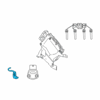 OEM 1999 Dodge Caravan Sensor-Crankshaft Position Diagram - 5269703AC