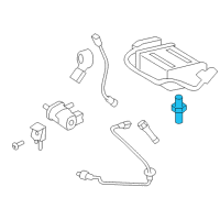 OEM 2010 Pontiac Vibe Sensor, Camshaft Position Diagram - 19204623