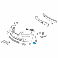 OEM 2008 Lexus ES350 Sensor, Ultrasonic, NO.1 Diagram - 89341-33110-C1