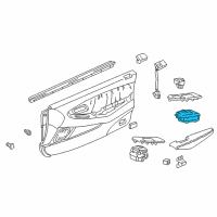 OEM 2001 Honda Accord Switch Assembly, Power Window Master (Black) Diagram - 35750-S82-A05ZA