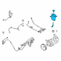 OEM BMW 740Li Steering Oil Carrier Diagram - 32-41-6-782-942