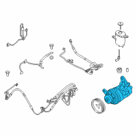OEM BMW 740i Tandem Pump Diagram - 32-41-6-776-186