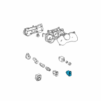 OEM 2003 Toyota RAV4 Lock Switch Diagram - 84930-42020