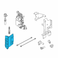 OEM 2007 Ford Mustang EEC Module Diagram - 7R3Z-12A650-AFFRM