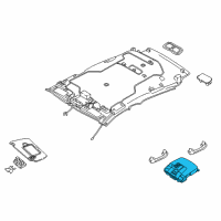 OEM 2017 Infiniti QX30 Map Lamp Assy Diagram - 26430-5DC2A