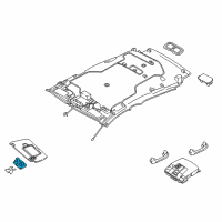 OEM Holder-Sun Visor Diagram - 96409-5DA0A