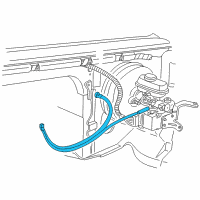 OEM 2002 Ford E-250 Econoline Actuator Assembly Diagram - 1C2Z-9A825-AA