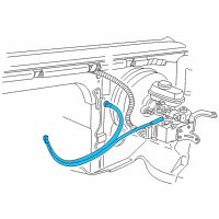 OEM 2001 Ford E-250 Econoline Actuator Assembly Diagram - 1C2Z-9A825-AA