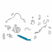 OEM Acura Cooler, Power Steering Oil Diagram - 53765-ST7-000