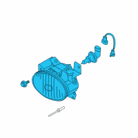 OEM Infiniti Q45 Lamp Kit-Fog Diagram - 26150-AT525