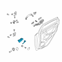 OEM 2016 Ford Focus Handle, Inside Diagram - F1EZ-5822601-CA