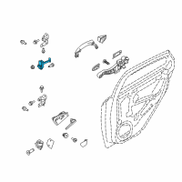 OEM 2018 Ford Focus Door Check Diagram - BM5Z-5827204-A