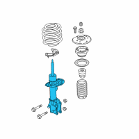 OEM 2020 Ford Fusion Strut Diagram - HG9Z-18124-B