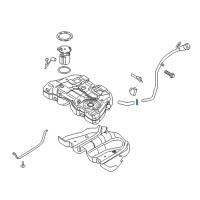 OEM 2018 Ford EcoSport Filler Pipe Clamp Diagram - -W527408-S300