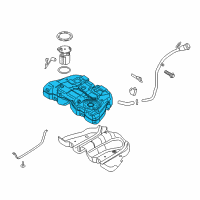 OEM Ford Fusion Fuel Tank Diagram - HG9Z-9002-U